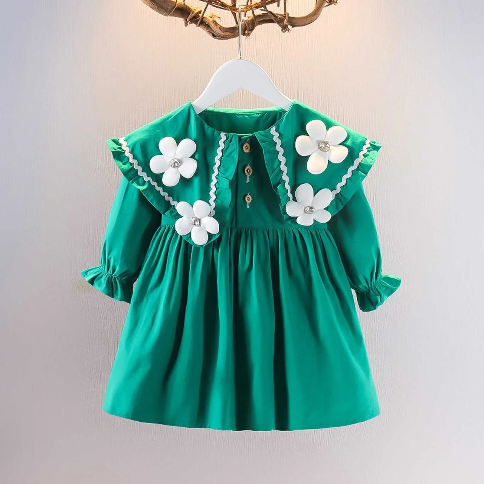 Baby Girl Dress Girls Dress for 1 2 3 4 Years Spring and Autumn