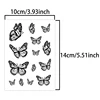 Butterfly, 1Pc Waterproof Temporary Tattoo Stickers, Long-lasting Waterproof for One to Two Weeks, Fake Tattoo for Man and Women 2
