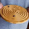 Wooden Labyrinth Maze Ball Puzzle Toys Hand Game Case Fun Brain Game Challenge Fidget Concentration Children Educational Toy 1