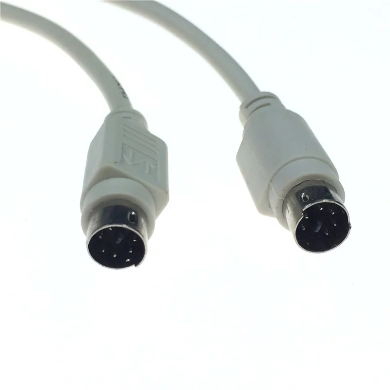 Premium Quality PS/2 Keyboard and Mouse Extension Cable - 6 Pin Connector for Enhanced Connectivity