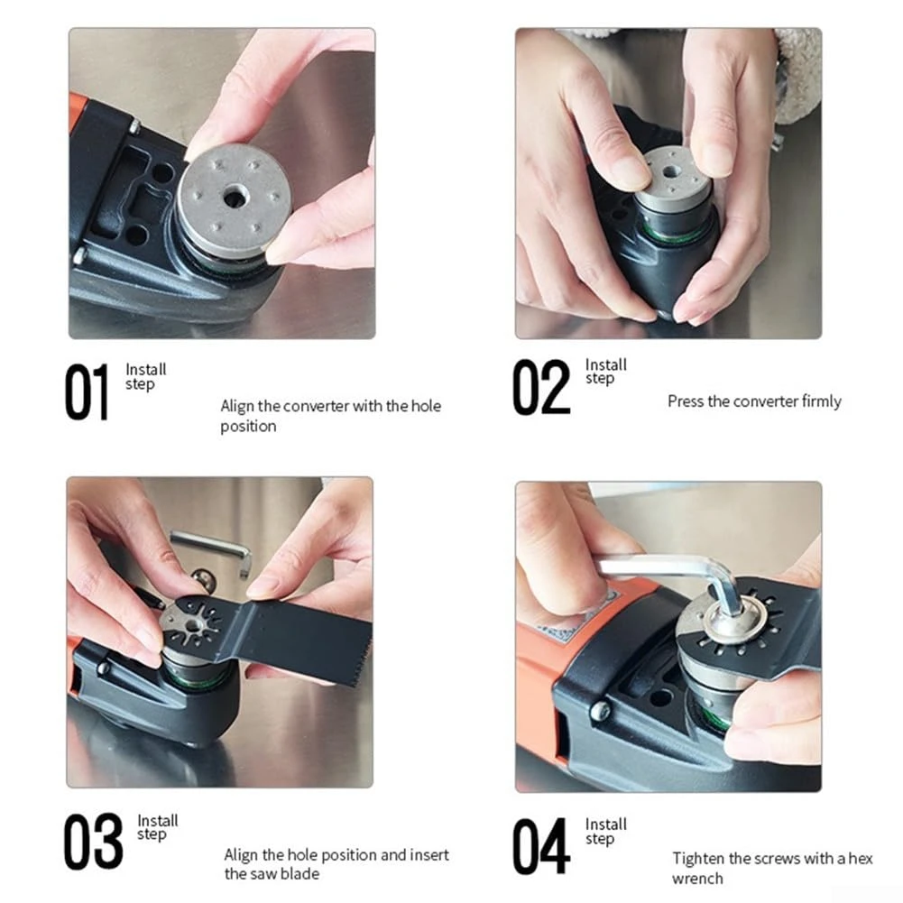 3 Pieces Starlock adapter tool Star Lock System Power Tools Oscillating Saw Blade Adapter ZJY