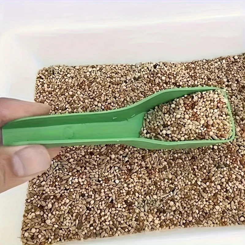 1pc EasyClean Bird Feeder, ABS Plastic Pet Food Scoop, No-Electricity Pet Feeding Spoon, Washable Pet Supplies for Bird Feeding 4