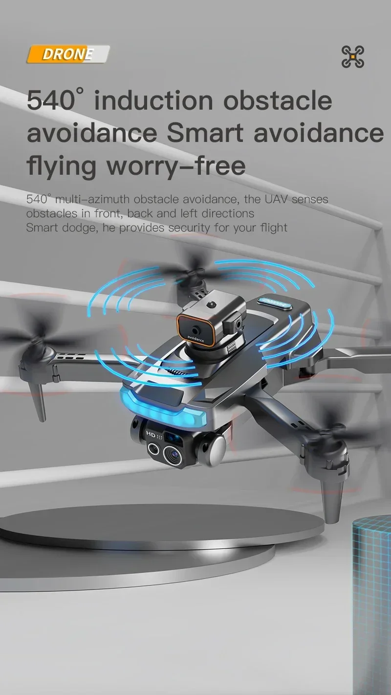 Description Picture 4 of itemNew P15 Drone 8K Dual Camera Professional 5G GPS Obstacle Avoidance Optical Flow Positioning Brushless Motor RC 10000M 2025