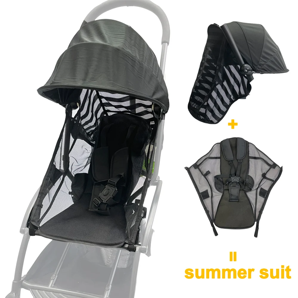 Stroller Hood & Mattress For Babyzen YOYO2 YOYA Oxford Cloth Yoyo Stroller Accessories 175 Degree Hood Cushion baby stroller accessories box