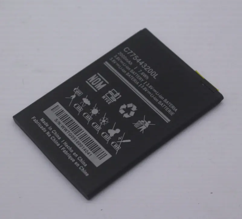 1 сменный аккумулятор 2000 мАч C775443200L для смартфона BLU C5L C050 C0050UU литий-ионный