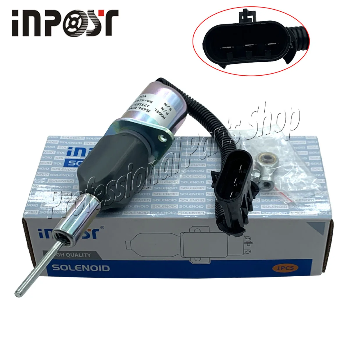 

Новый соленоид для выключения топлива 12 В 6051-12a6uc4b3s1 для Новой Голландии