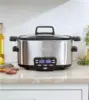3-In-1 Cook Central 6-Quart Multi-Cooker: Slow Cooker, Brown/Saute, Steamer, Silver 3