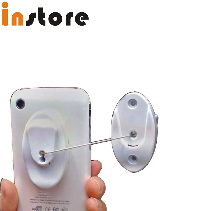 10 Pcs Mobile Phone Security Steel Wire Display Holder Stand Retractable Cable Pull Box Recoiler For Merchandise Anti Theft