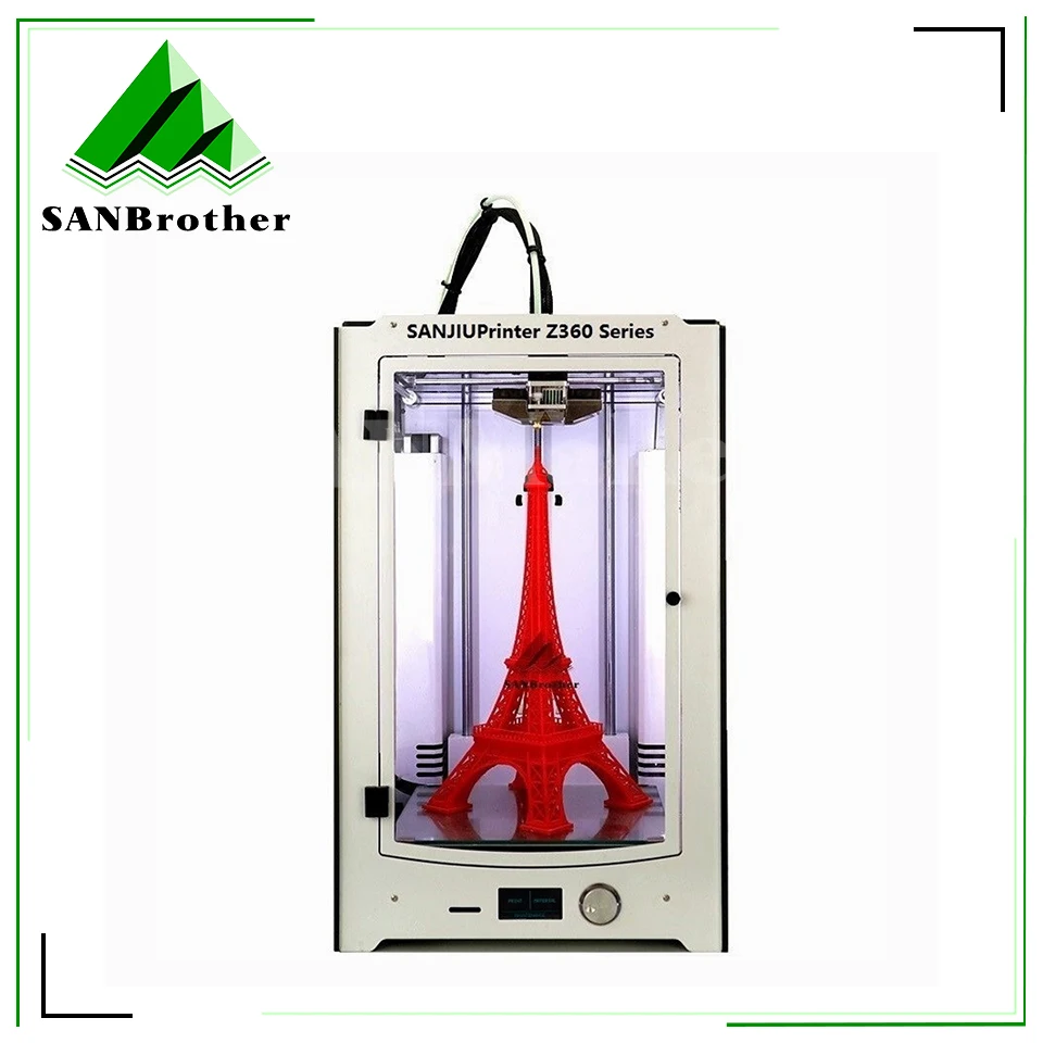 

Новинка 2016, набор для самостоятельной сборки 3D-принтера sanjitninter3 Z360 для UM2 + 2 UM2, расширенный автовыравнивающийся 3D-принтер со всеми деталями
