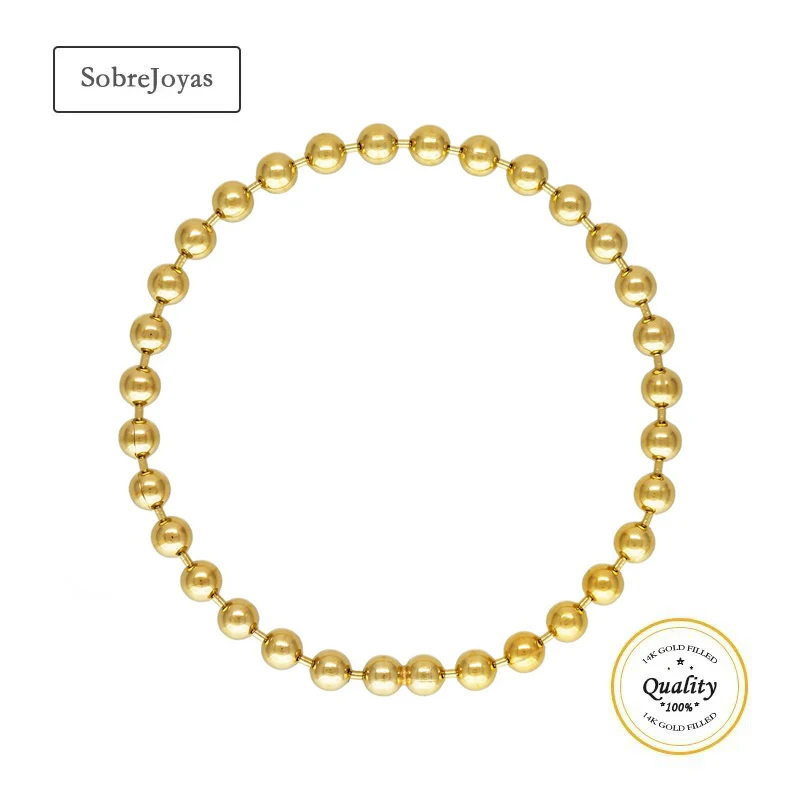 Bague en or 14 carats remplie de perles pour femmes, bijoux en or Boho, bague d'Li-minimaliste, 1.5mm