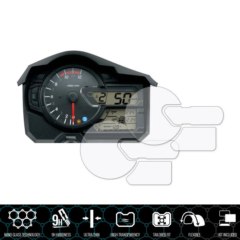 Motorcycle Screen Protector Motorcycle Instrument Cluster Scratch Protection Film Screen Protector For SUZUKI V-Strom 650 DL1000 V-STROM650 V-STROM1000