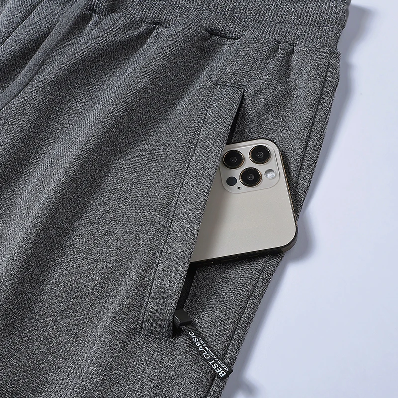 CHRLCK Men's Tight Sweatpants Sport Pants Men Running Pants Spring Summer Loose Casual Sweat Pants Straight Jogging Trousers 4