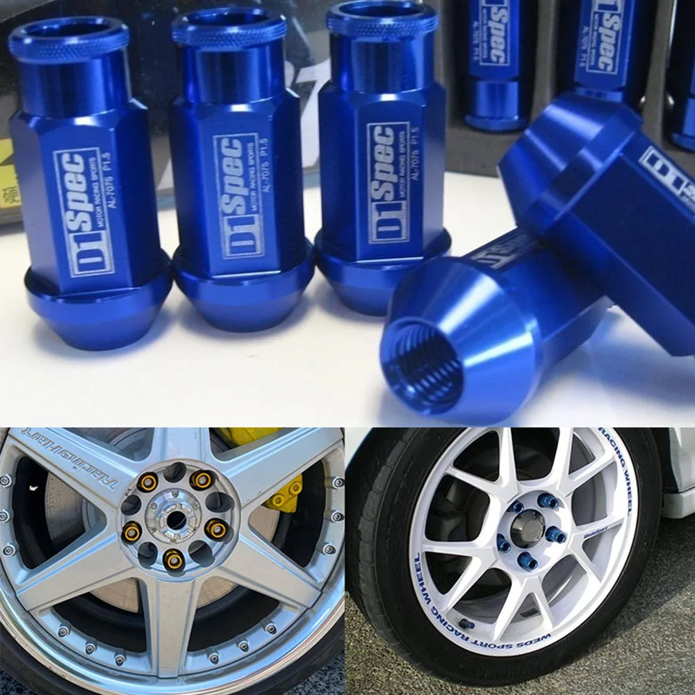 D1 Spec Wheel Lug Nuts JDM 50mm/35mm Car Racing Aluminium alloy Wheel