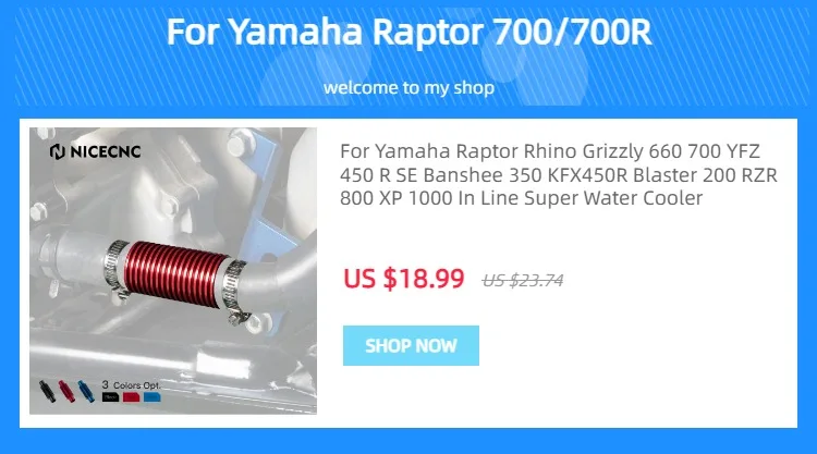 NiceCNC-Motor für Yamaha RAPTOR 700 13–2022 2020 2019 2018 YFZ450 YFZ450R GRIZZLY 550 Kurbelgehäuseabdeckung, Steckkappe, ATV-Zubehör – Detail 3