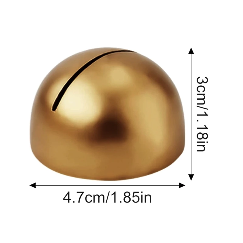 Set of 12pcs Gold Table Number Holders Round Place Card Stands for Parties