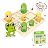 Mini Advanced tic tac toe party board game puzzle Interactive games for family Battle competition Desktop games birthday gift 4