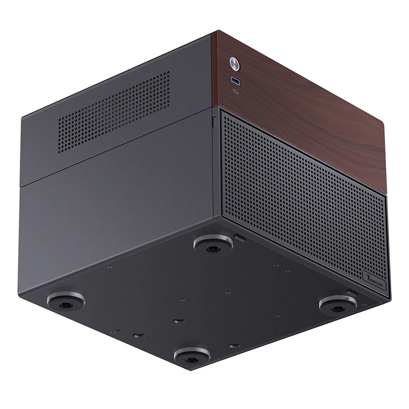 JONSBO N4 Mini NAS Case M-ATX Motherboard SFX Power 6 Large and 2 Small Hard Disk Bit 120mm*1 Fan Home Office Server PC Chassis