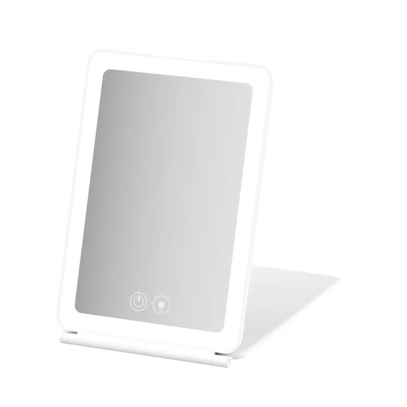 72개의 Led 조명 휴대용 조명이 포함된 충전식 여행 메이크업 화장대 돋보기