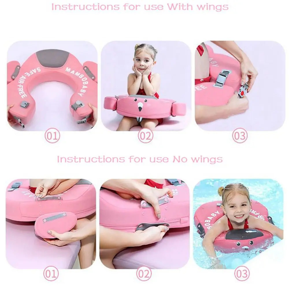 Kid Waist Float Swim Pool Toys Non-Inflatable Baby Floater Swimming Neck Float  Swim Trainer Swim Training Floater 6