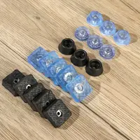 10pcs Rubber Non-slip Chair Leg Caps Feet Pads Sofa Foot Covers Floor Furniture Legs Non-noise Protector Pad with Screws 1
