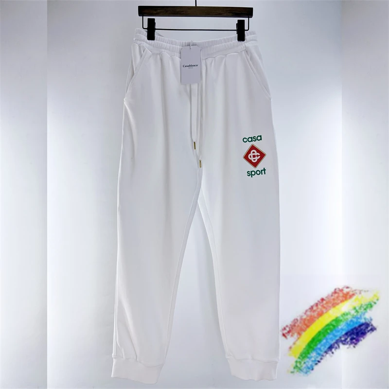 

Casablanca Sweatpants Men Women Tennis Club Jogger Drawstring Pants With Tag
