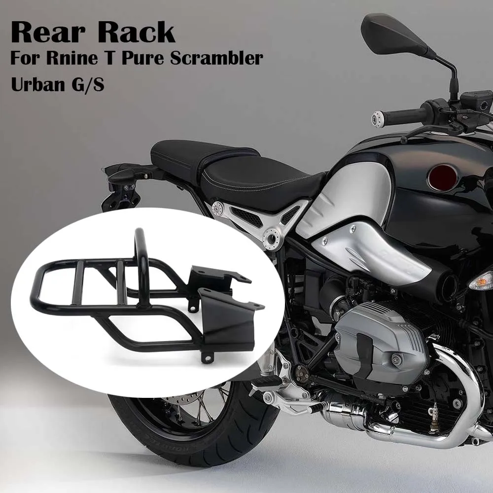 

Motorcycle RNINET Rear Rack Luggage Holder Passenger Hand Rail Bar Grip Fit For BMW R9T R Nine T Urban G/S RnineT Scrambler Pure