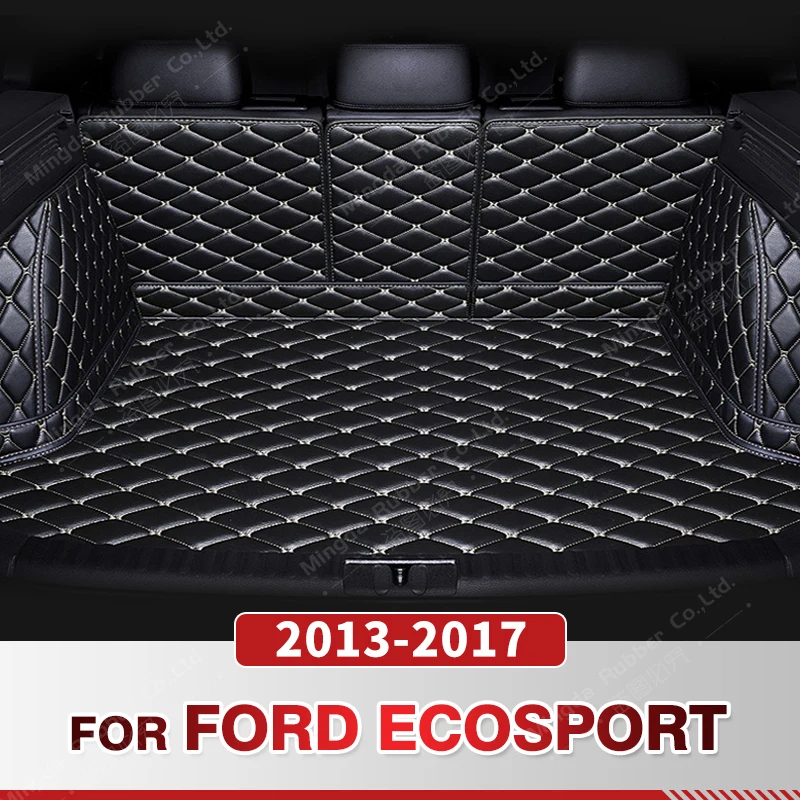 

Auto Full Coverage Trunk Mat For Ford Ecosport 2013-2017 16 15 14 Car Boot Cover Pad Cargo Liner Interior Protector Accessories