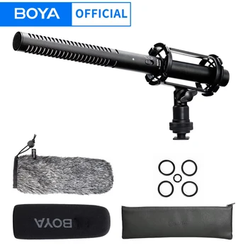 Microfono shotgun professionale BY-BM6060L, registratore vocale, interfaccia audio per home studio, per riprese con videocamera, interviste e produzioni cinematografiche