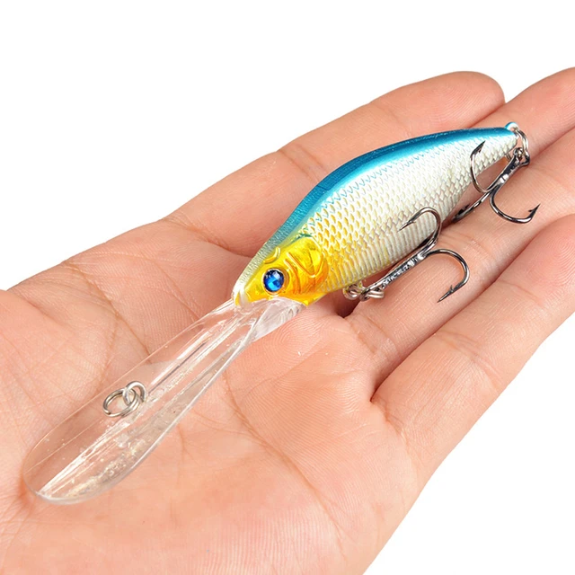 DHYJSFDC 1PCS Fishing Lure Long Lip Minnow Bait 11.5cm/9.2g Wobbler  Crankbait Deep Diving Leurre Pesca Isca Artificial Pike Lure - AliExpress