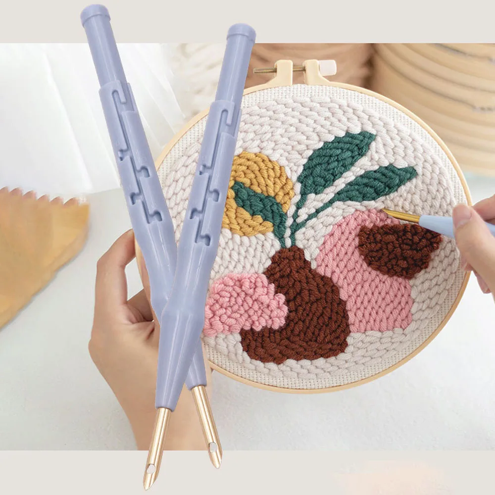 Needle Punch Tool Punch Embroidery Kit Embroidery Punch Needle Set DIY  Craft Needlework Punch Needle For Stitching Applique - AliExpress