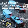 Mini Rc Truck With Trailer Mobile App Controlable 1:64 Metal Alloy Proportional Remote Control Car Christmas Gift 2.4GHz 2