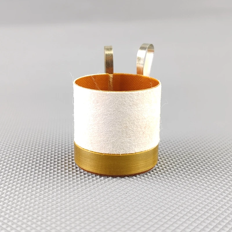 2pcs 25.5mm 스피커 우퍼 보이스 코일 순수 알루미늄 플랫 와이어베이스 수리 부품 외부 1 레이어 유리 섬유 전 2ohm