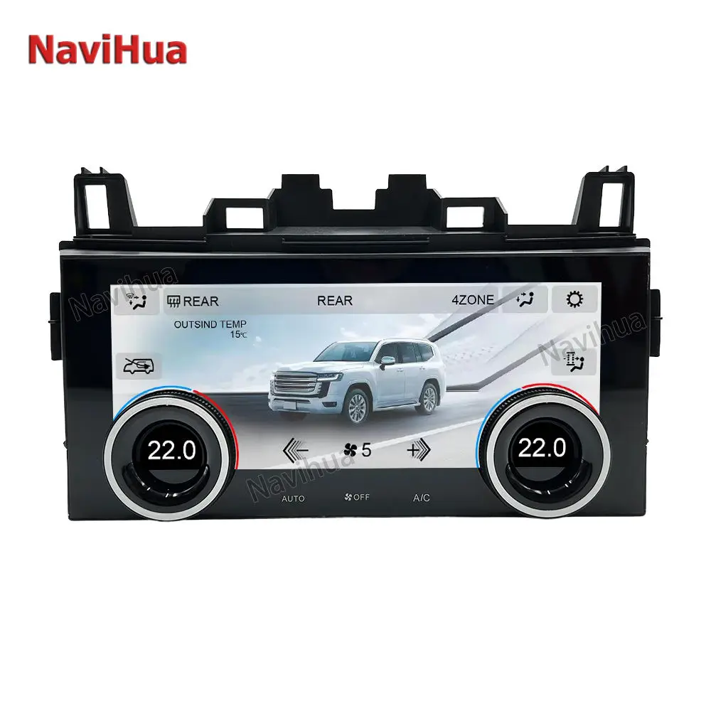 

Для Toyota Land Cruiser LC200 2008 2015, модернизация автомобильной панели переменного тока, 7-дюймовая цифровая система кондиционирования воздуха для автомобиля