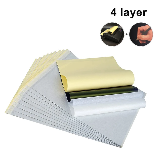 50 Sheets Tattoo Transfer Paper Tattooing A4 Tattoo Thermal Paper Transfer  Stencil Paper Tattoo Paper For Tattoo Supplies Kit