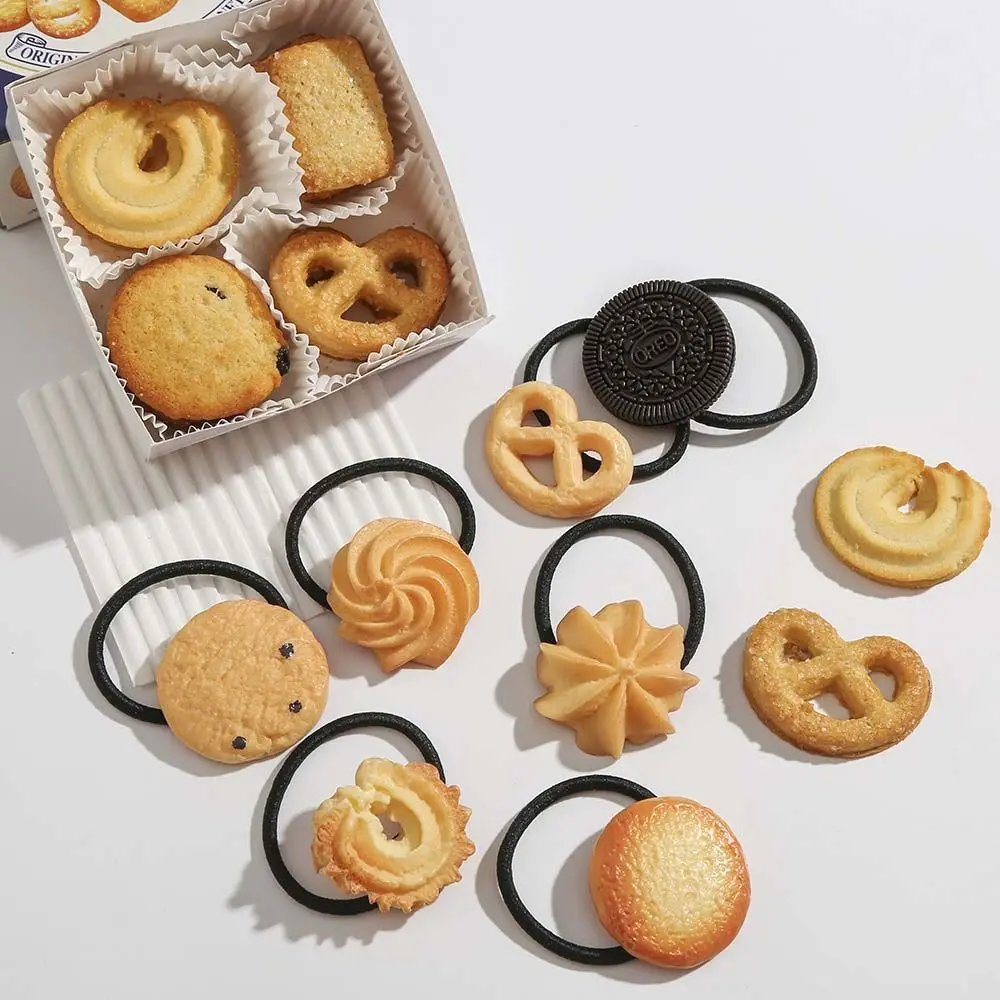 

New Creative Girl Child Cute Biscuit Hairpin Simple Side Top Hair Clips Headdress Hair Ornament Fashion Hair Accessories