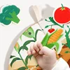 Children Tear Cloth Book Toys Matching Picture Can Repeatedly Tear Paste Puzzle Early Education Cognition Cloth Art 5