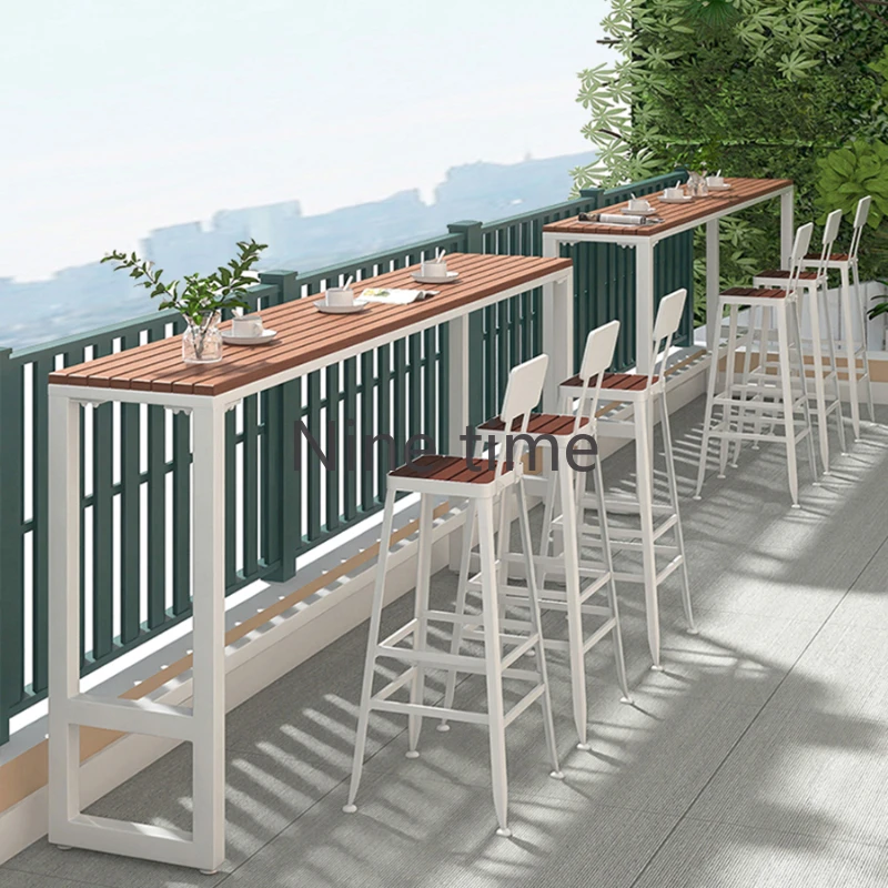 Nightclub Modern Bar Table Outdoor Wall Party Luxury Bar Counter Table Reception Design Tavoli Da Pranzo Living Room Furniture