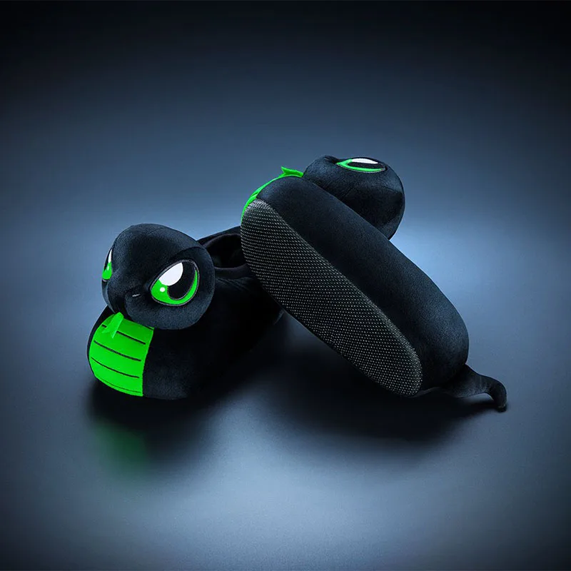 Razer Sneki Snek Chinelos de Pelúcia Interior Calçados Forro de Pelúcia Quente Sola Antiderrapante - Image 4
