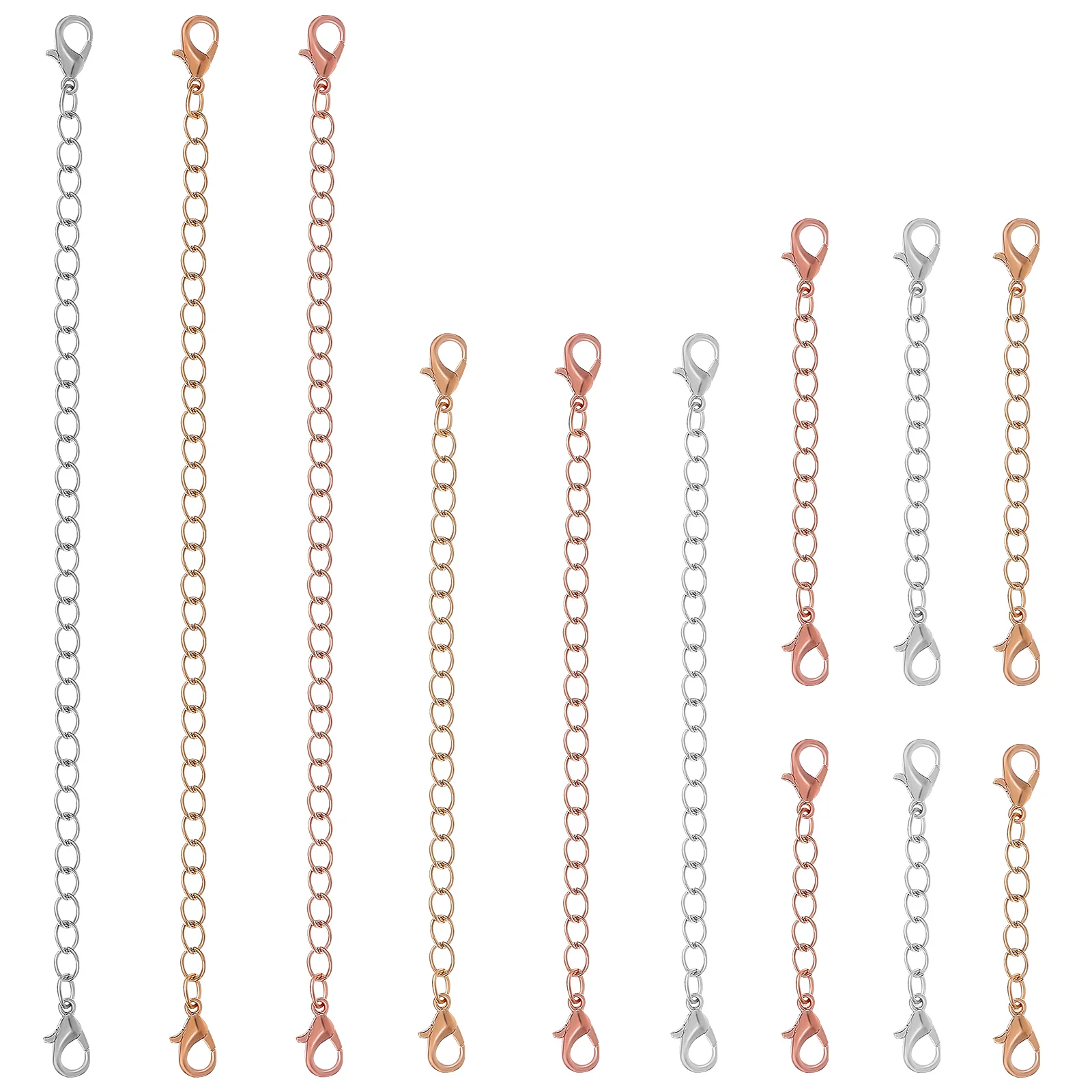 2 Pcs Correa De Cadena Extensores De Cuentas For Bolso Oro | Meses Sin