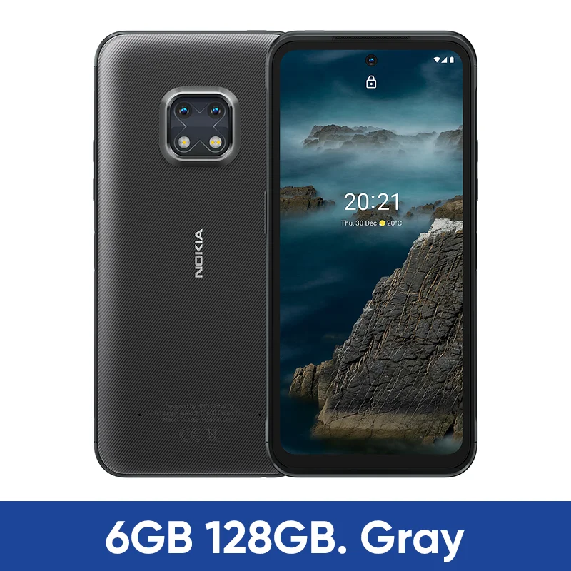 thumbnail image 1 of Versión global Nokia XR20 5G Smartphone robusto Estándar militar Pantalla más resistente Corning Gorilla Glass Victus Resistente a IP68 NFC, 1 of 5