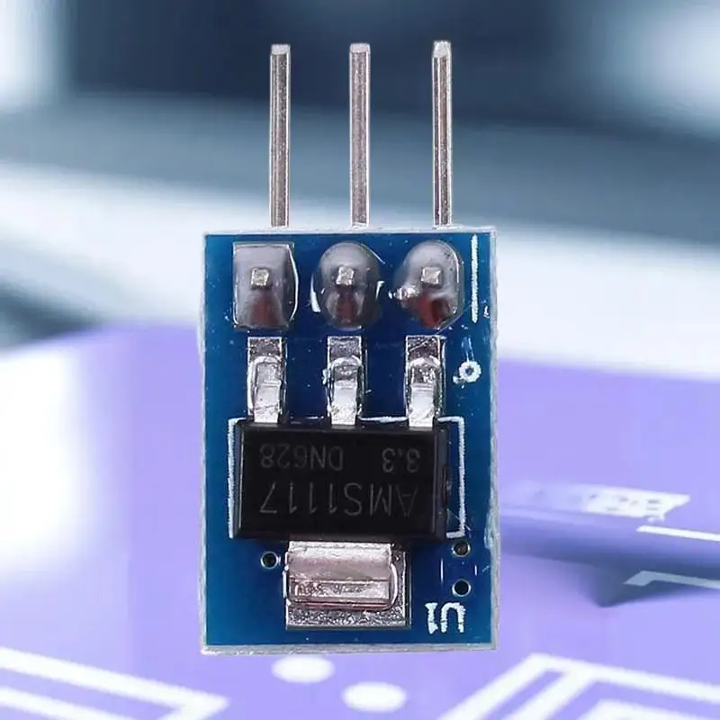 [E] 1/3/5Pcs AMS1117-3.3 LDO 선형 레귤레이터 보드 800mA AMS1117 3.3V 전원 공급 장치 모듈 DIY 액세서리