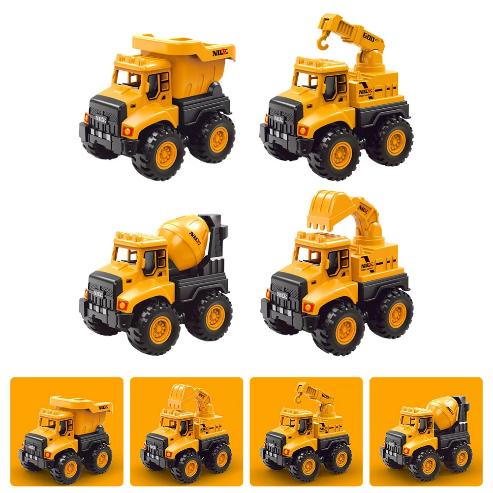 

Engineering Vehicles Truck Construction Vehicle Car S Mini Play Model Trucks Kids Powered Friction Cars Pull Excavator