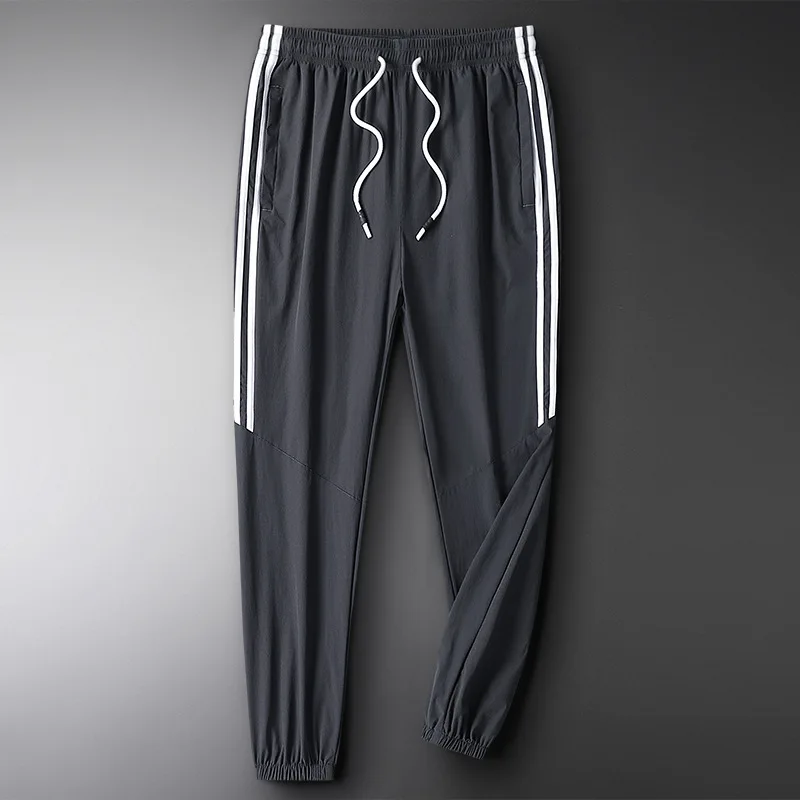 

2023 Bodybuilding Light Weight Training Men Basketball Male Running Pants Breathable Jogging Soccer Pockets Pontalon Homme