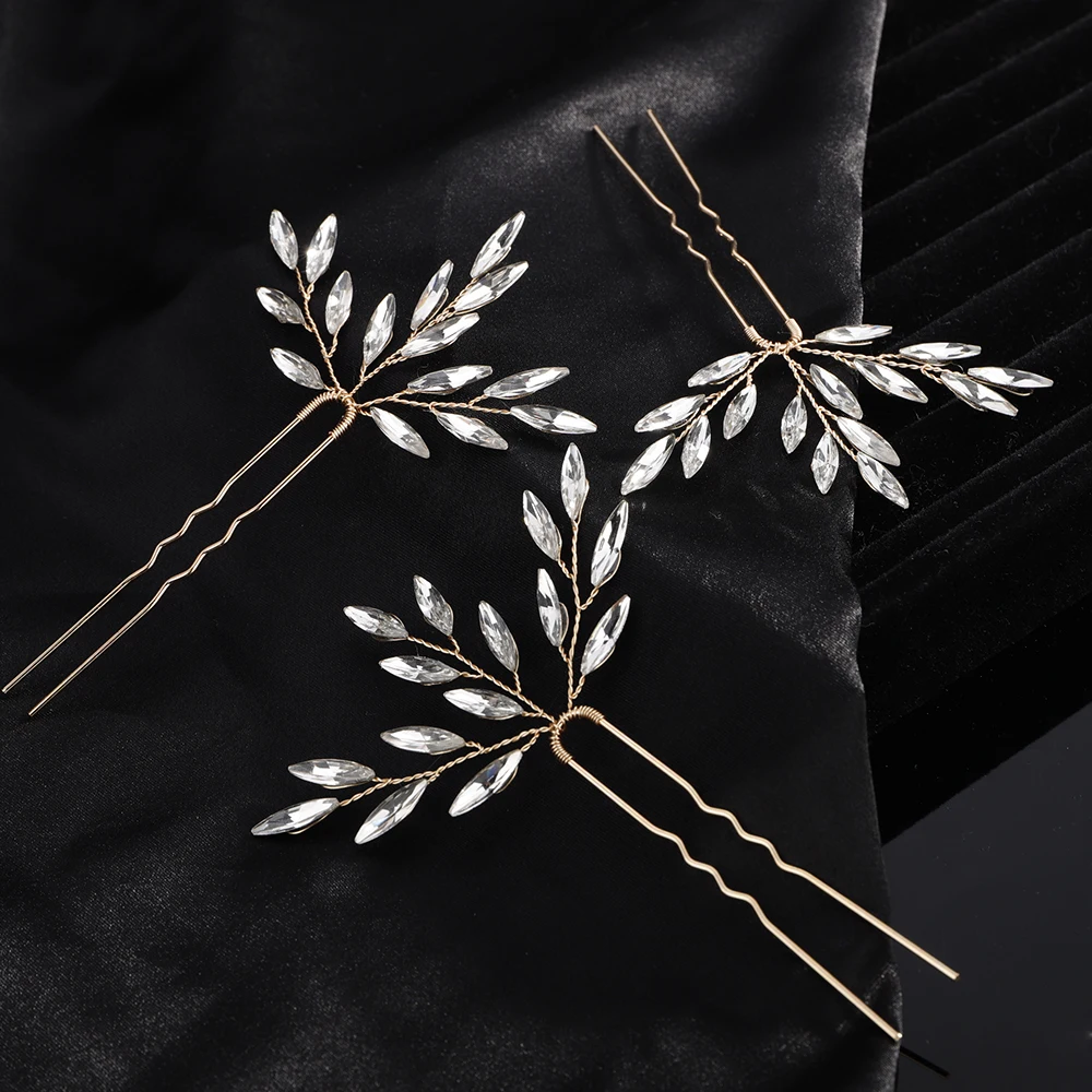 Hair Accessories,Bridal Hair Accessories,Bridal Jewelry Set,Silver Rhinestone Bridal Hair Pins,Wedding Hair Accessories Jewelry,Handmade Bride Headpiece Tiaras Gold Ornaments