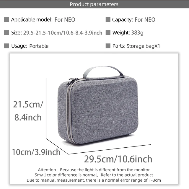 Pour DJI NEO sac de rangement Portable épaule voyage étui de transport étui pour DJI NEO Drone accessoires DJI NEO étui 6