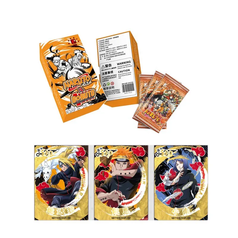 Naruto Collection Cards Booster Box Boruto Generation Rare Anime Table Playing Game Board Cards