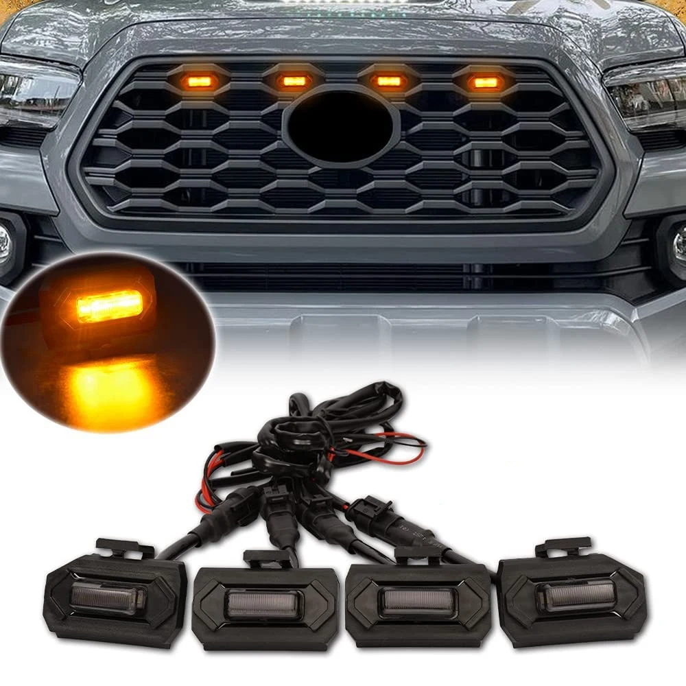Ÿ Ÿڸ  TRD ε  2020 2021 ܺ ׸ ,     4PCS LED  ׸ 