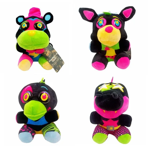 Ready Stock】♚☂▥25cm /15cm Five Nights At Freddy toy FNAF Foxy bonnie Plush  Toys Pendant Keyring Stu