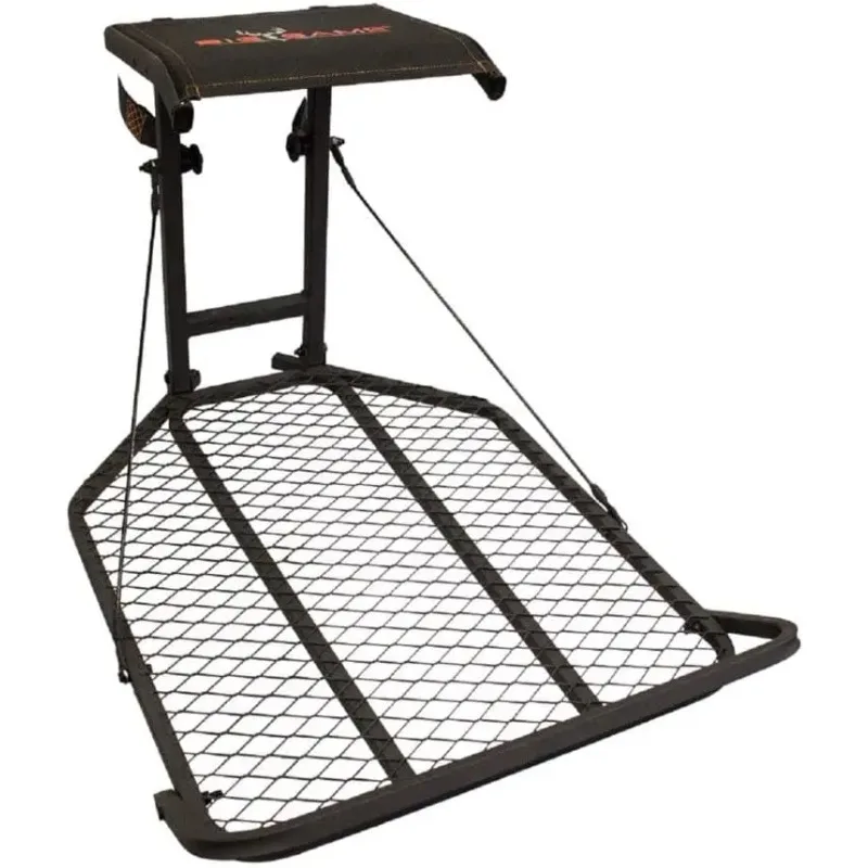 Lightweight Steel Big Game Captain XC Treestand with 14x8 Flip-Back Flex-Tek Seat, 300 lbs Capacity