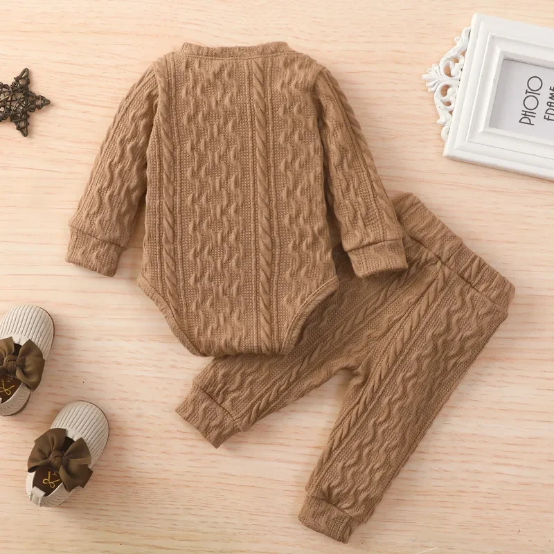Newborn Knit Sweater Set 4